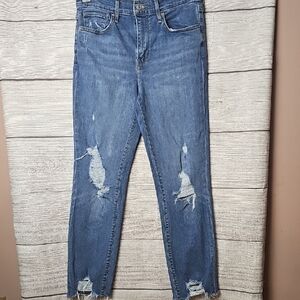 Levi's 724 High Rise Straight Ankle Jeans Size 28